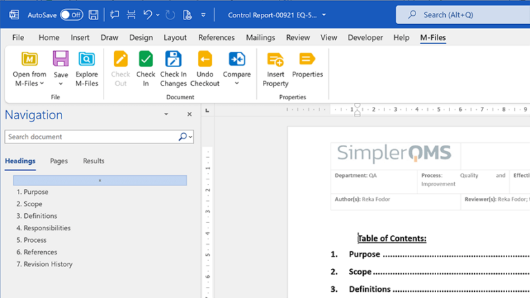 Quality Document Management System Software - SimplerQMS