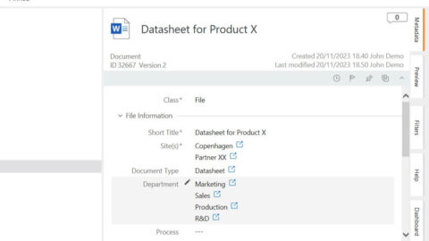 Document Management System for Life Sciences