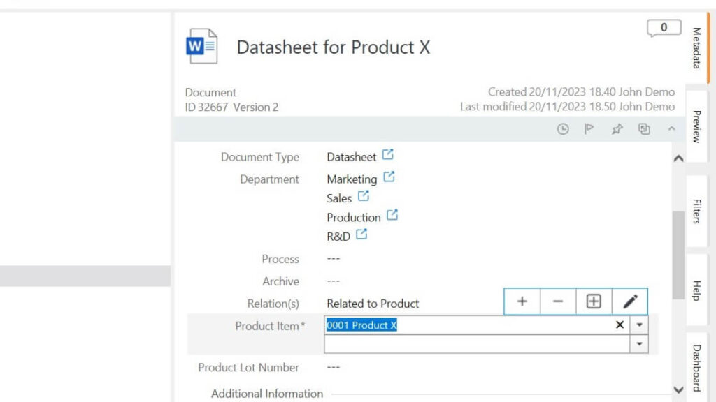 Document Management System for Life Sciences