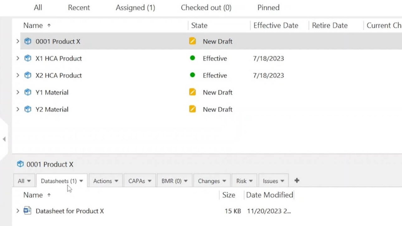 Document Management System for Life Sciences