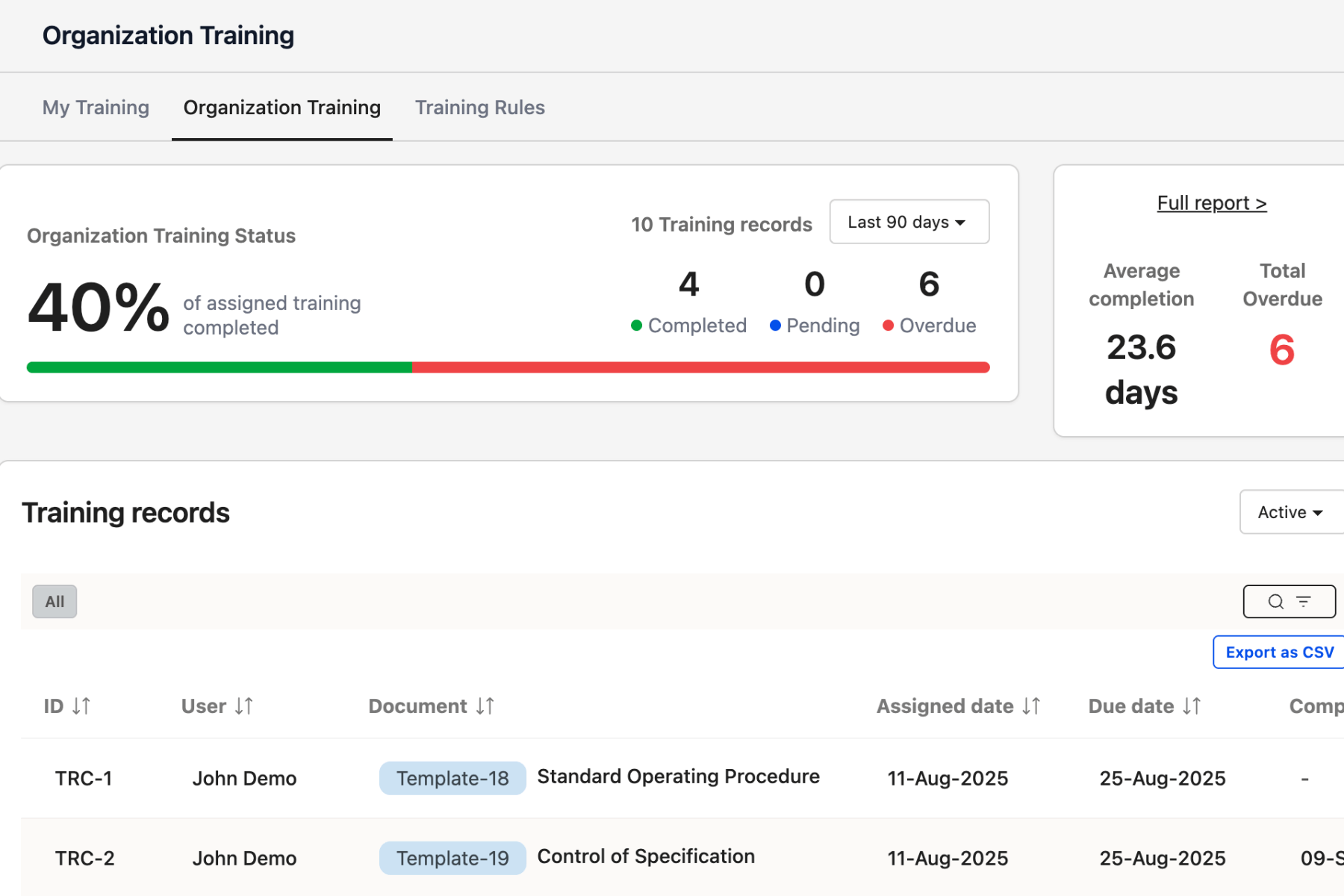SimplerQMS Organization Training