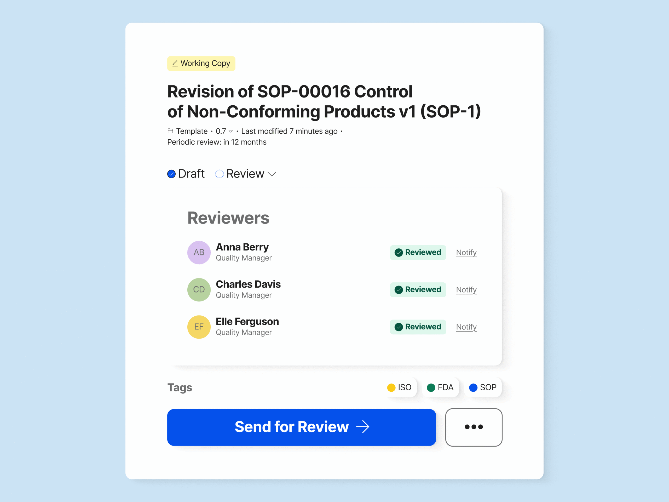 SimplerQMS Document Control SimplerQMS Document Control