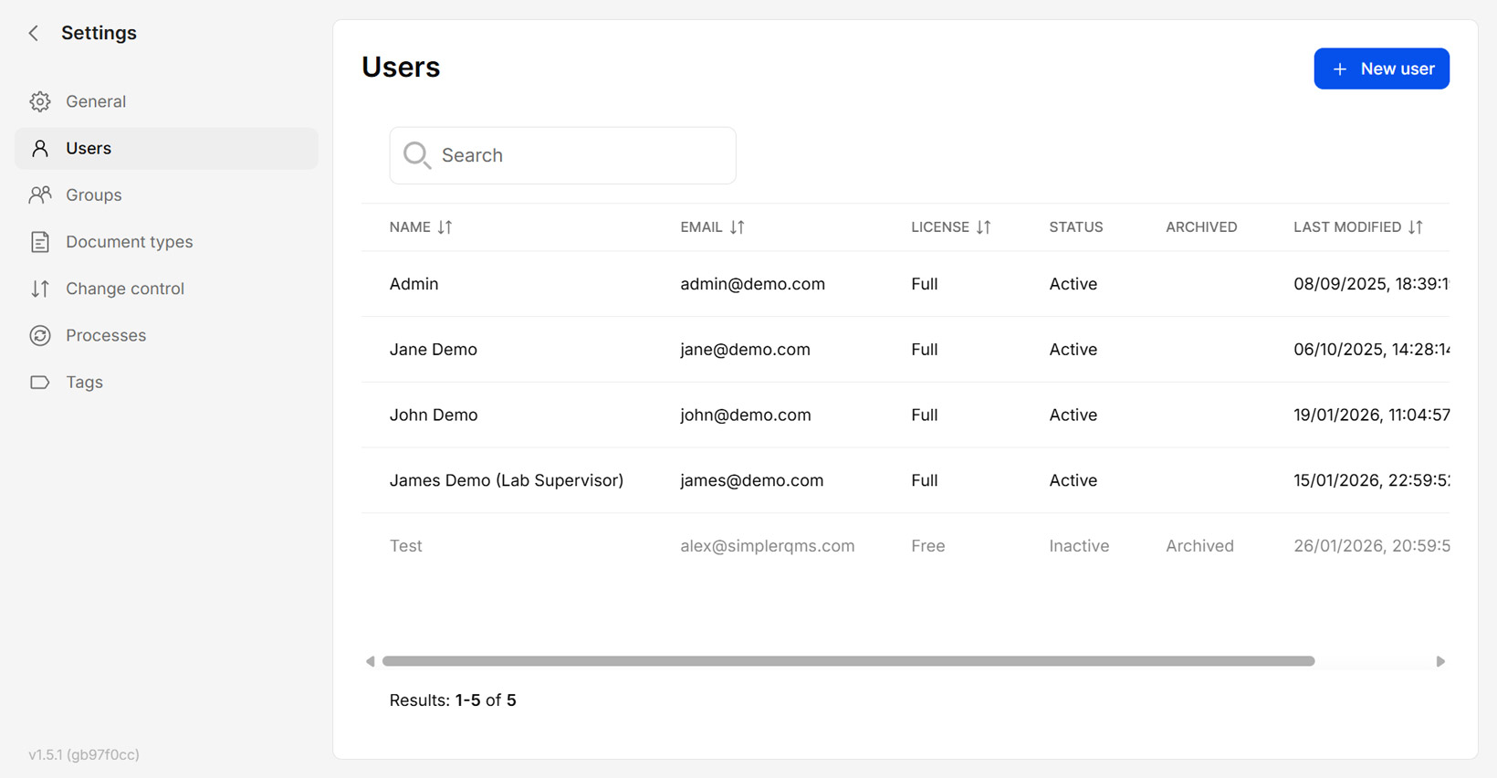 System Access Controls in SimplerQMS