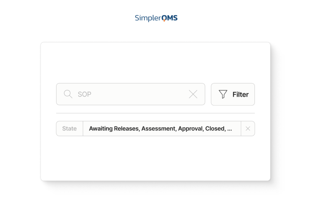Life Science Document Control Software - SimplerQMS