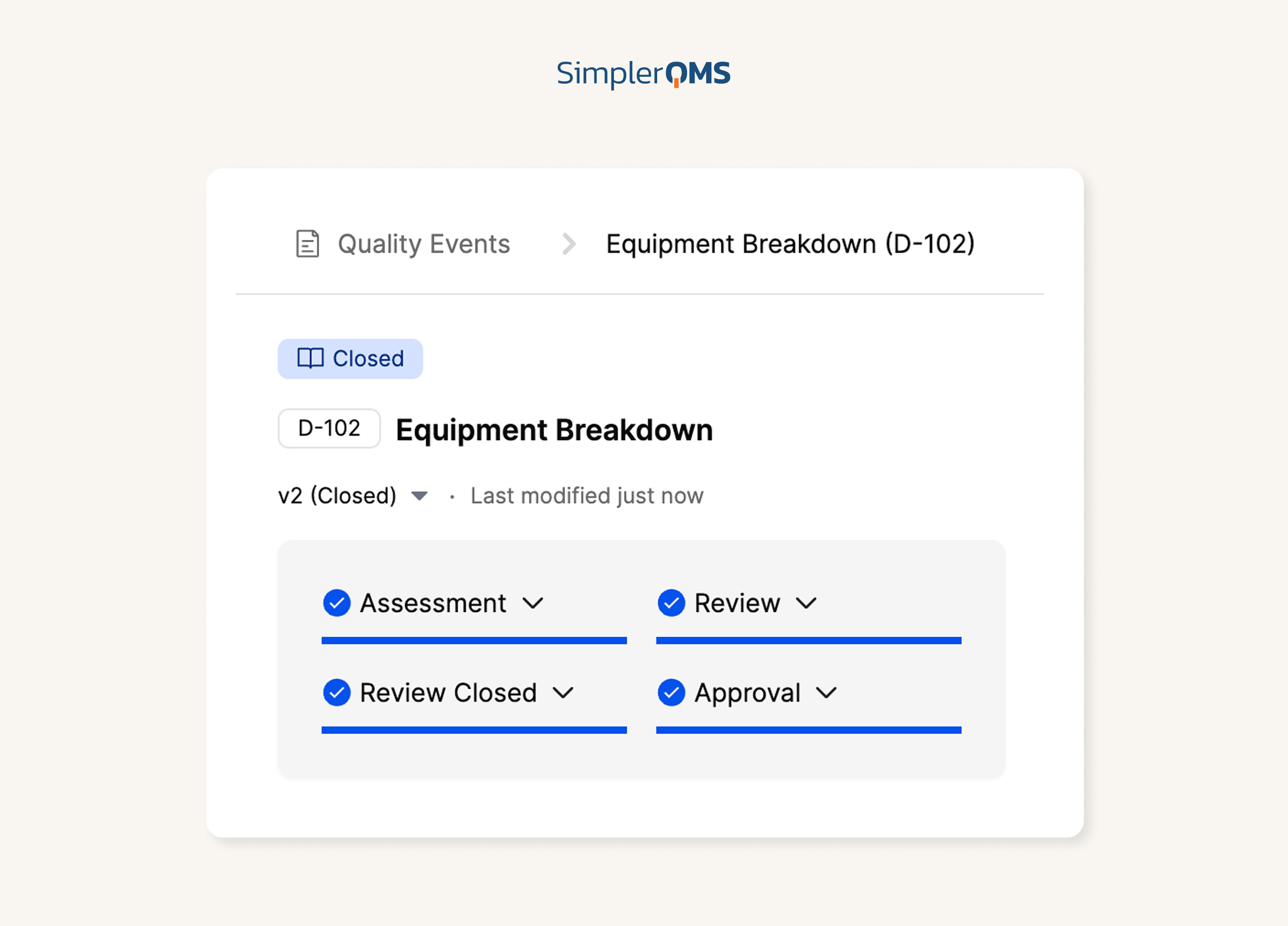 SimplerQMS - Quality Events & CAPA Software - Automated Workflows Automated Workflows
