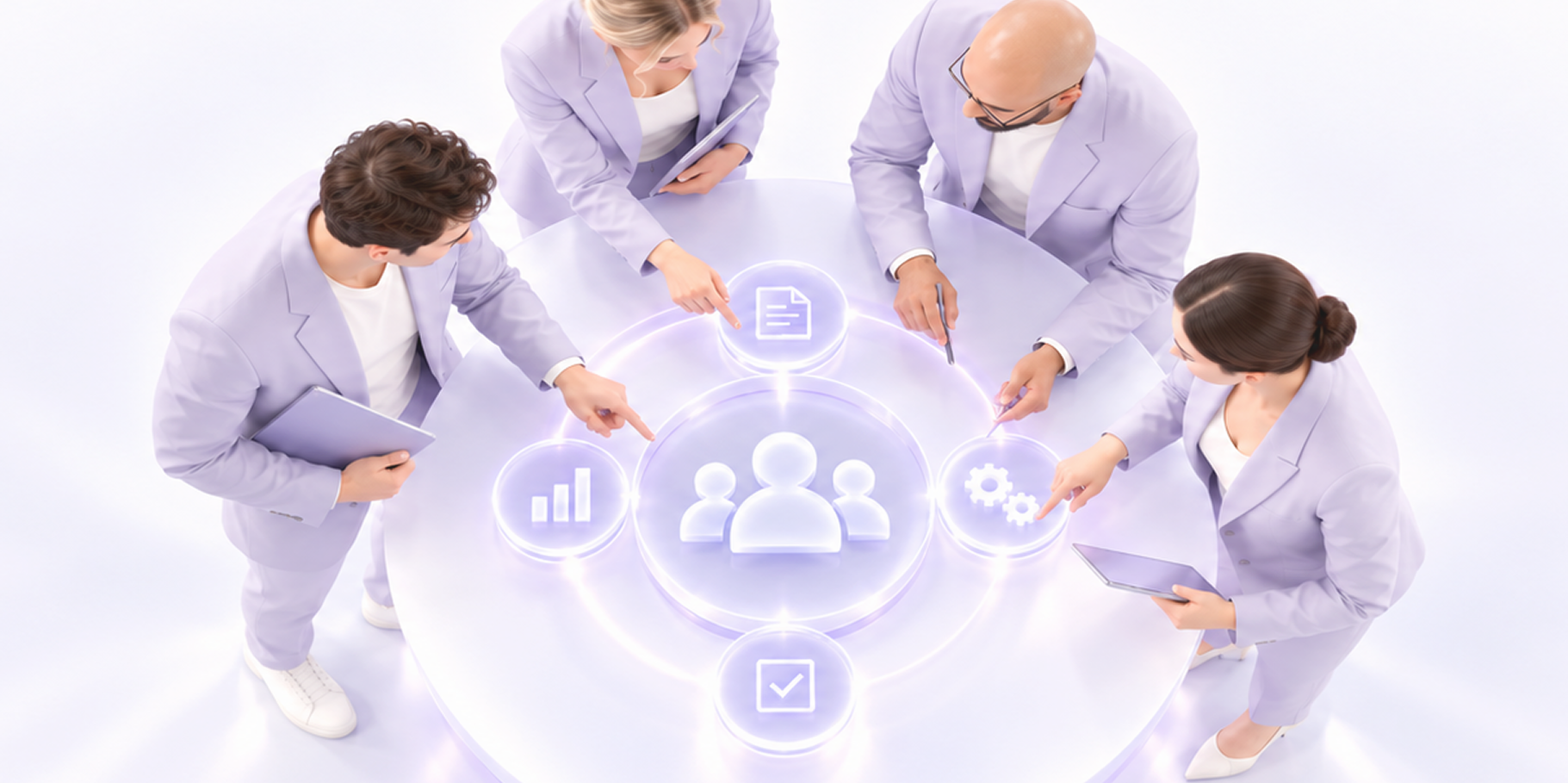 Unified access across teams from multiple domains